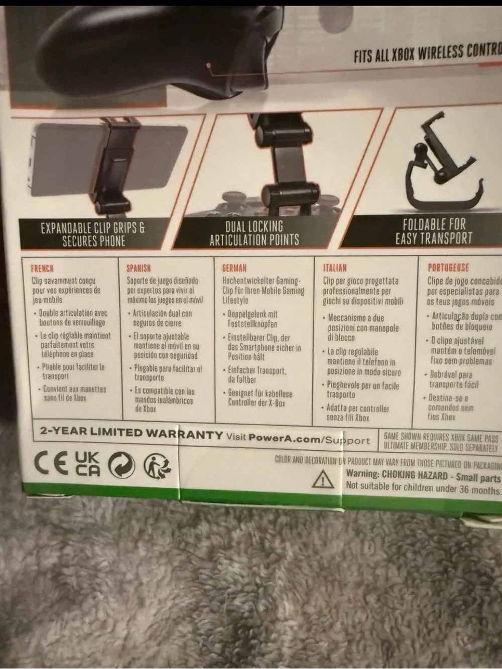 MOGA Mobile Gaming Clip 2.0 - XBOX